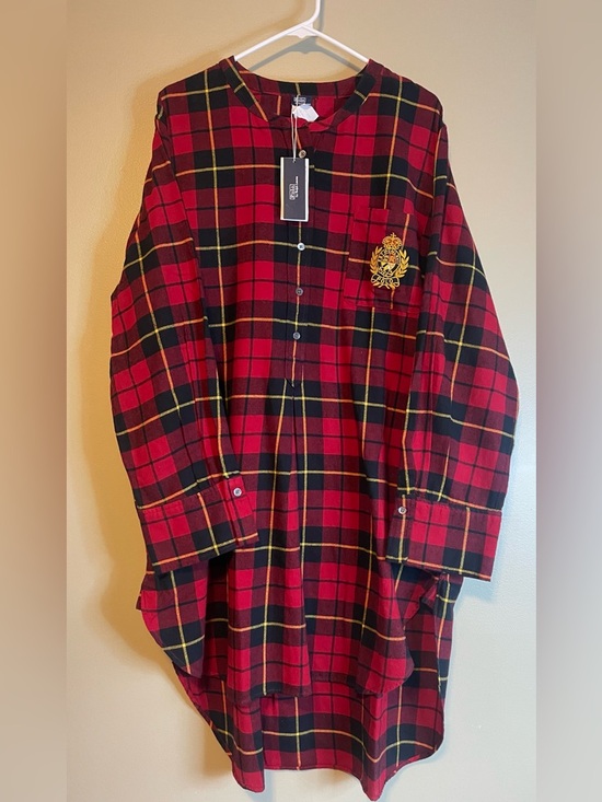 Polo Ralph Lauren Other - NWT Polo by Ralph Lauren 100% Cotton Henley Long Sleep Shirt Dress